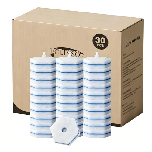 30 Toilet Wand Refills for Clorox | 3-Layer Disposable Scrubber