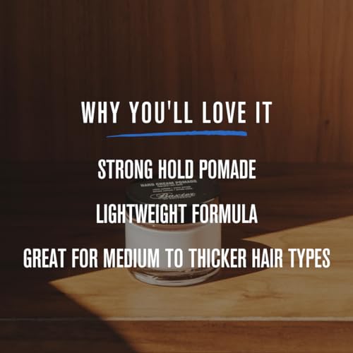Baxter of California Hard Cream Pomade for Men | Firm Hold Hair Pomade