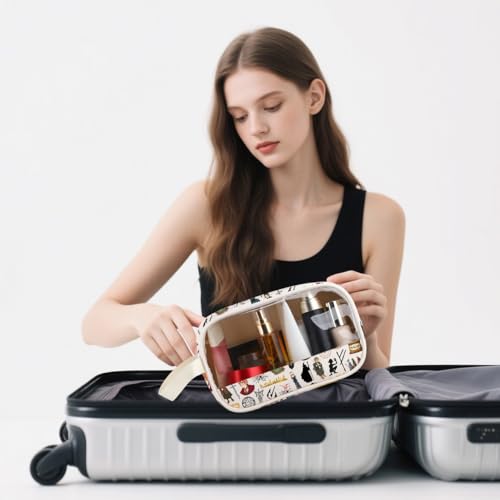 Fantasy Movie Quote Makeup Bag - Waterproof Travel Toiletry Organizer