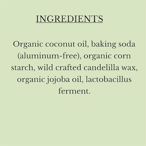 Marco Blanc Organic Zero Waste Probiotic Deodorant for Sensitive Skin - Aluminum-Free & Vegan