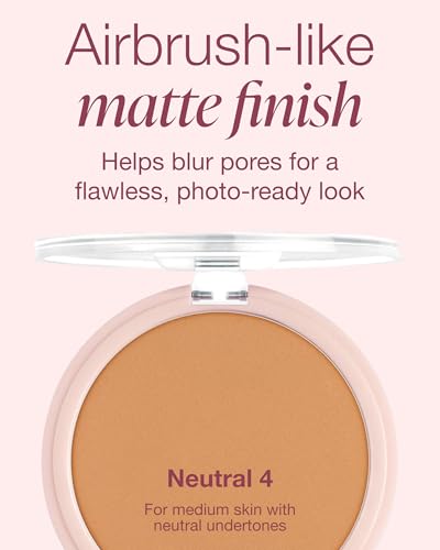 Mineral Fusion Pressed Powder Foundation - Matte Finish, Neutral 4