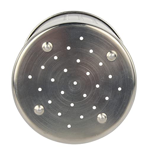 Saiveina Stainless Steel Utensil Holder - Round Kitchen Organizer 5.3"H x 5.1"D