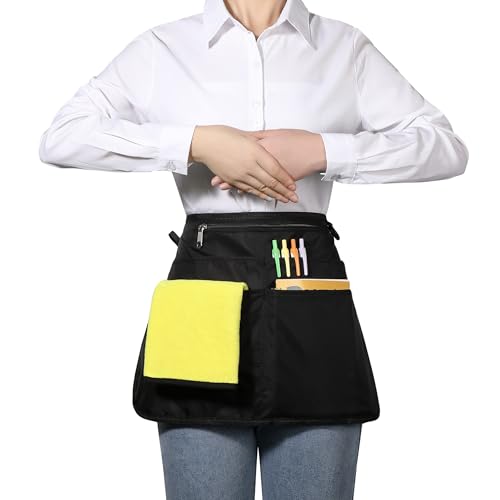 Waterproof Work Apron for Women with 6 Pockets - Durable & Comfortable