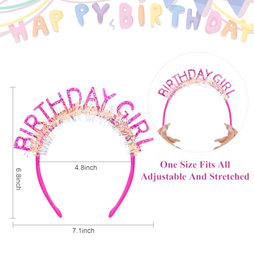 CAVETEE Birthday Crown Tiara for Women and Girls - Party Decoration