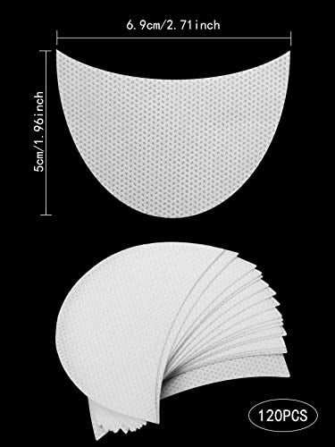 Kalolary 120 Pcs Under Eye Makeup Shields for Eyeshadow & Lash