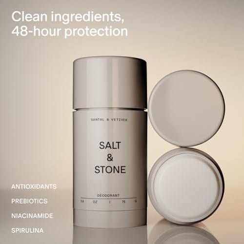 Salt & Stone Aluminum-Free Deodorant - Santal & Vetiver, 2.6 oz