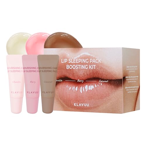 KLAVUU Lip Sleeping Mask & Daily Balm Kit - Deep Hydrating Lip Care Set