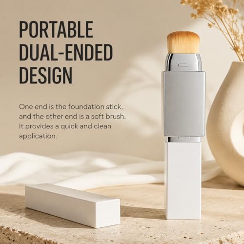 Color Changing Foundation Stick with Hydrating Concealer & Brush