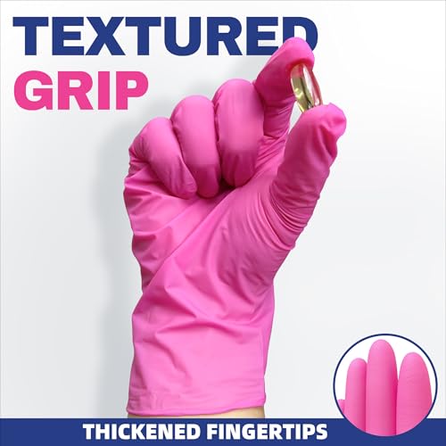 Medical Nitrile Exam Gloves - Disposable Powder-Free 100 Count