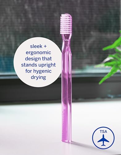 Supersmile 45° Long Handle Soft Toothbrush, Pink, 2-Pack Value Set