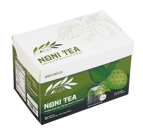 CHAVI Noni Tea - Premium Quality Herbal Infusion, 20 Tea Bags