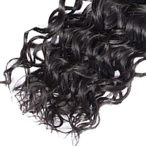 Black #1B Water Wave Human Hair Bundles 12 Inch Brazilian Virgin 50g - ZevPiul