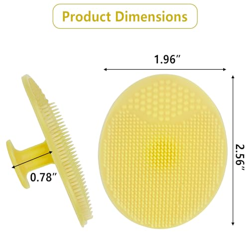 10-Pack Silicone Face Scrubber with Suction Handle for Deep Cleansing