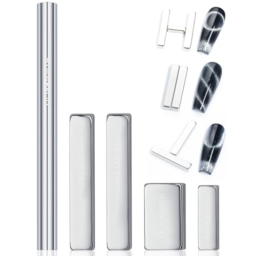 5-Piece Cat Eye Nail Magnet Kit for Stunning Nail Art Designs