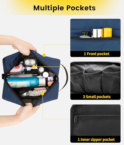 Vorspack Water Resistant Toiletry Bag for Travel - Large Capacity Organizer