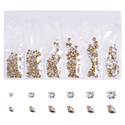 Crystal Pointed Back Rhinestones for Nail Art 1440pcs/Bag DIY Decorations