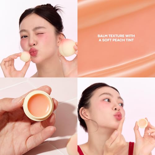 TONYMOLY Mini Fruit Lip Balm Set - Hydrating Peach Tint