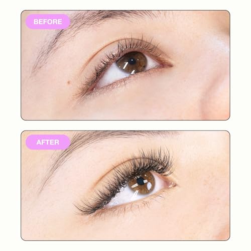Curacoro 3D Volume Lash Extensions CC Curl 8-15mm - Lightweight Matte Black