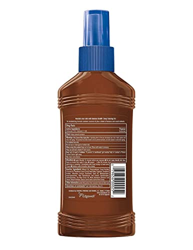 Banana Boat Deep Tanning SPF 4 Spray Oil with Coconut Oil, 8 oz (Pack of 2)