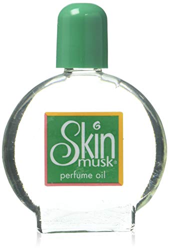 SKIN MUSK Perfume Oil by Parfums De Coeur, Original Long Lasting Formula, 0.5 oz