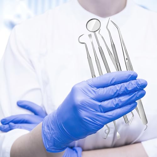 Ceonam 6-Piece Dental Tools Set — Stainless Steel Oral Care Kit with Mirror, Tweezers, Probe, Scaler & Case