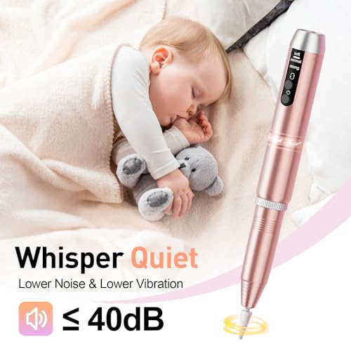 Beloving Cordless Nail Drill - Portable Electric Nail File, Gold
