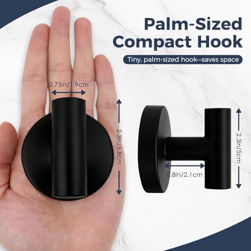 Heavy Duty Suction Cup Hooks - 2 Pack for Shower & Bathroom