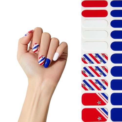 NAILOG Born to Star Semi Cured Gel Nail Strips - 34 Pcs