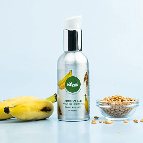 Vilvah Store Fragrance-Free Face Wash for Sensitive & Dry Skin, 100ml