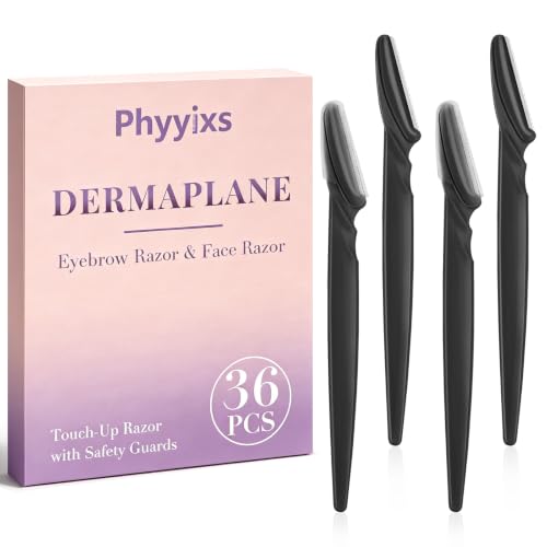 36-Pack Dermaplaning Tool Set for Women - Safe Face Razors
