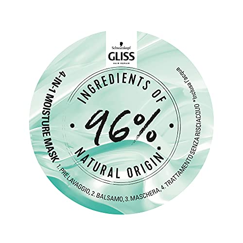 Schwarzkopf Gliss 4-in-1 Hair Mask with Protein & Cocoa Butter, 400ml