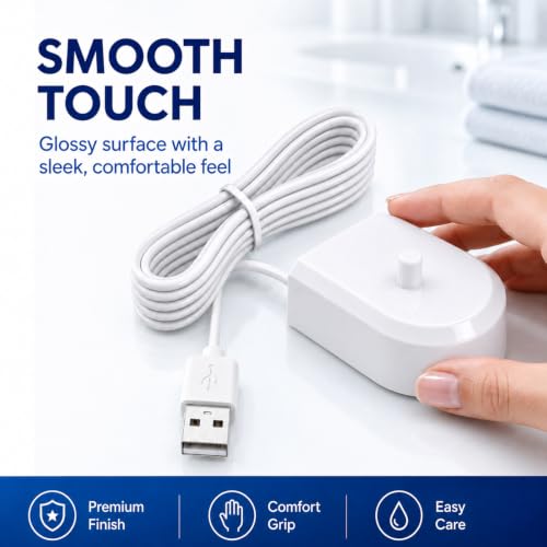 Philips Sonicare Electric Toothbrush Charger Cable - USB, IPX7 Waterproof