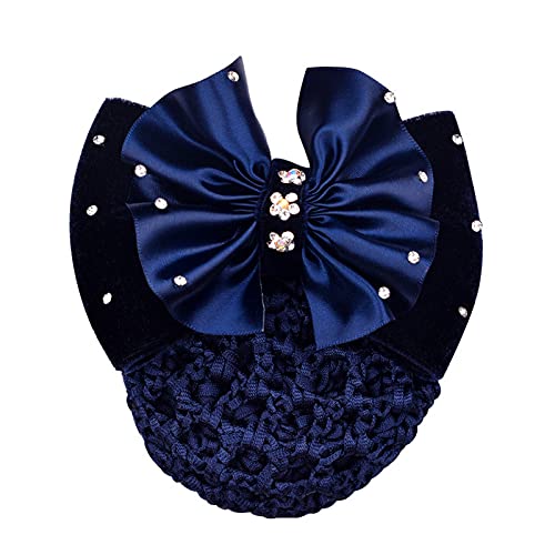 Women Hair Clips with Bows - Set of 4 Elegant Hair Accessories for Formal & Casual Styles
