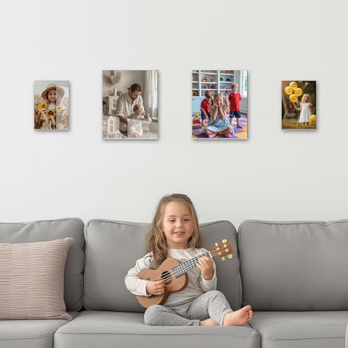 Bluesun 8.5x11 Acrylic Picture Frame Set of 2 - Easy Wall Mount