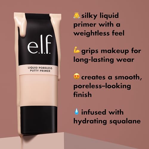 e.l.f. Liquid Poreless Putty Primer - Lightweight Makeup Base