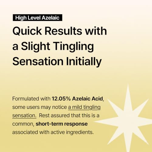 Azelaic Acid 12% Serum with Kojic Acid for Acne & Redness Relief - 30ml