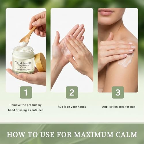 Tebazoew Magnesium Cream for Joint and Muscle Relief with MSM & Arnica
