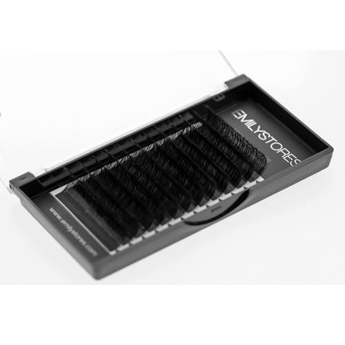 EMILYSTORES C Curl Eyelash Extensions 0.20mm Thickness 12mm Length