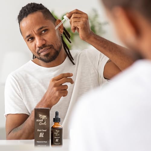 Black Seed Beard Oil for Men - Natural Growth, Hydration & Strength, 2oz