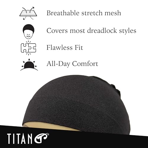 Titan Dreadlock Stocking Cap – Stretchable Dreadlock Hat for Men & Women