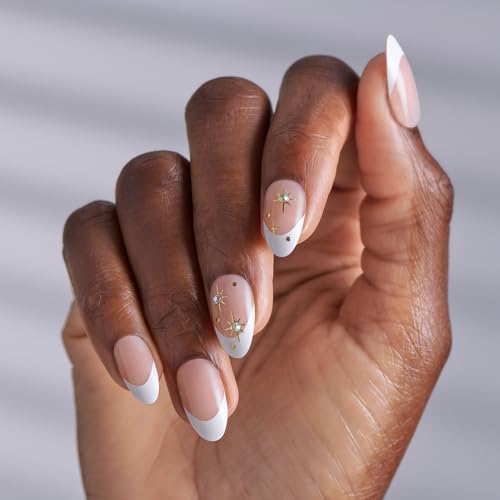 imPRESS Press-On Nails - Star Player Almond Medium, 2 Pack