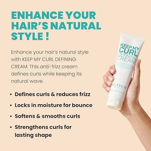 ELEVEN Australia Keep My Curl Defining Cream for Wavy and Curly Hair