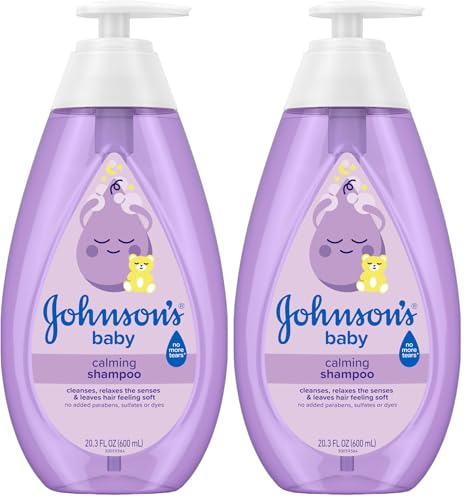 Johnson's Calming Baby Shampoo 20.3 fl oz - Hypoallergenic & Tear-Free