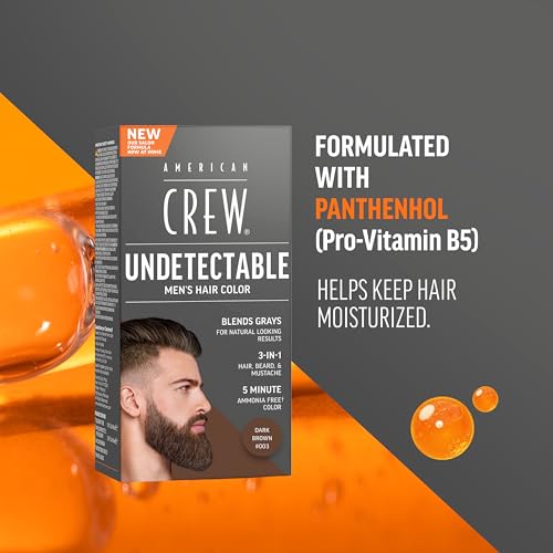 American Crew Undetectable Men's Hair Color - Dark Brown, 1 Pack