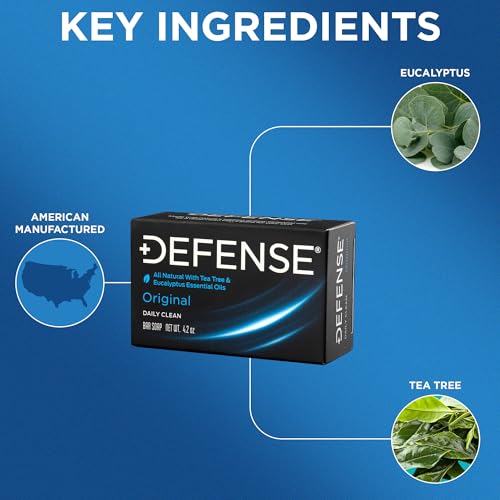 Defense Soap 2-Pack Natural Tea Tree & Eucalyptus Bar Soap