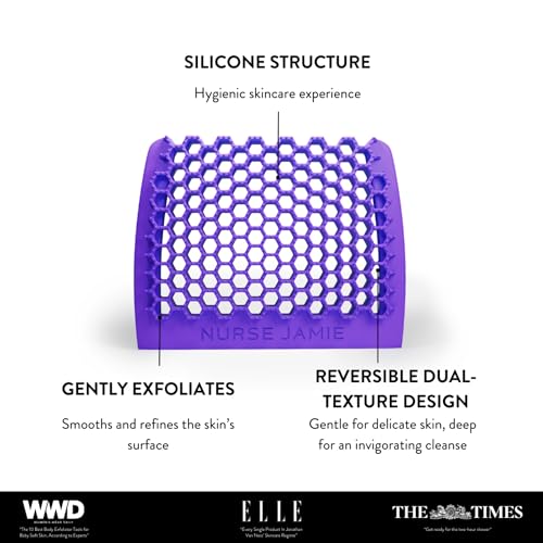 Nurse Jamie Exfoliband Silicone Loofah - Magenta Dual-Texture Skin Tool