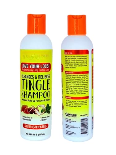 Mango & Lime Strengthening Duo: Tingle Shampoo & Protein Conditioner for Dreads & Natural Hair