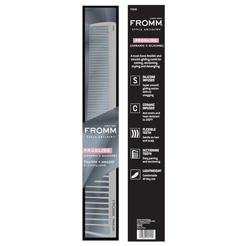 Fromm ProGlide 8" Cutting Comb - Silicone & Ceramic Infused