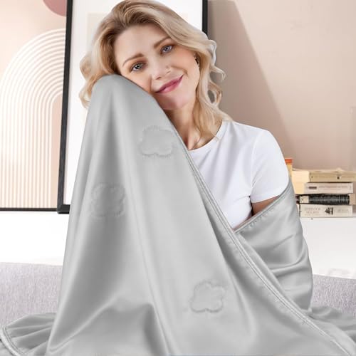 IUUI Cooling Blanket Twin Size - Double-Sided Cold Touch for Hot Sleepers