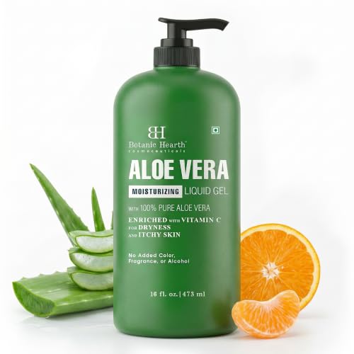 Botanic Hearth Aloe Vera Gel - 16 Fl Oz for Dry & Itchy Skin